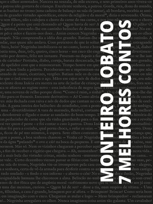 cover image of 7 melhores contos de Monteiro Lobato